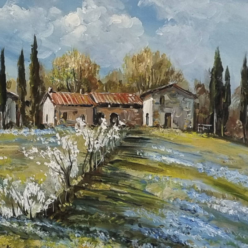 Картина «Весна», холст, масло Картина «Весна», холст, масло