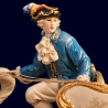 Фарфоровая Многофигурная статуэтка для элитного интерьера.